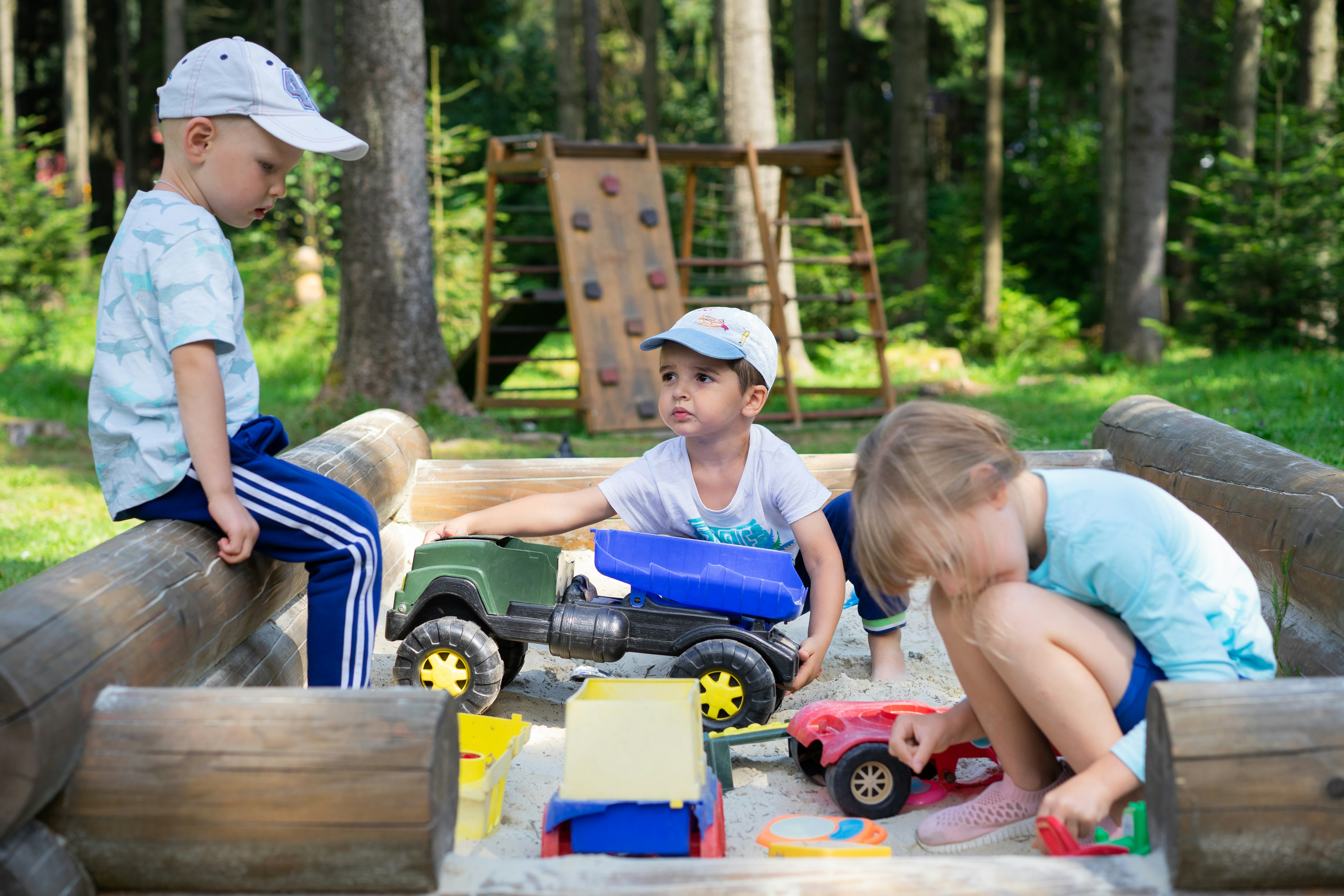 Children at play outdoors